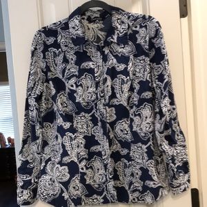 Chadwicks blue button down shirt